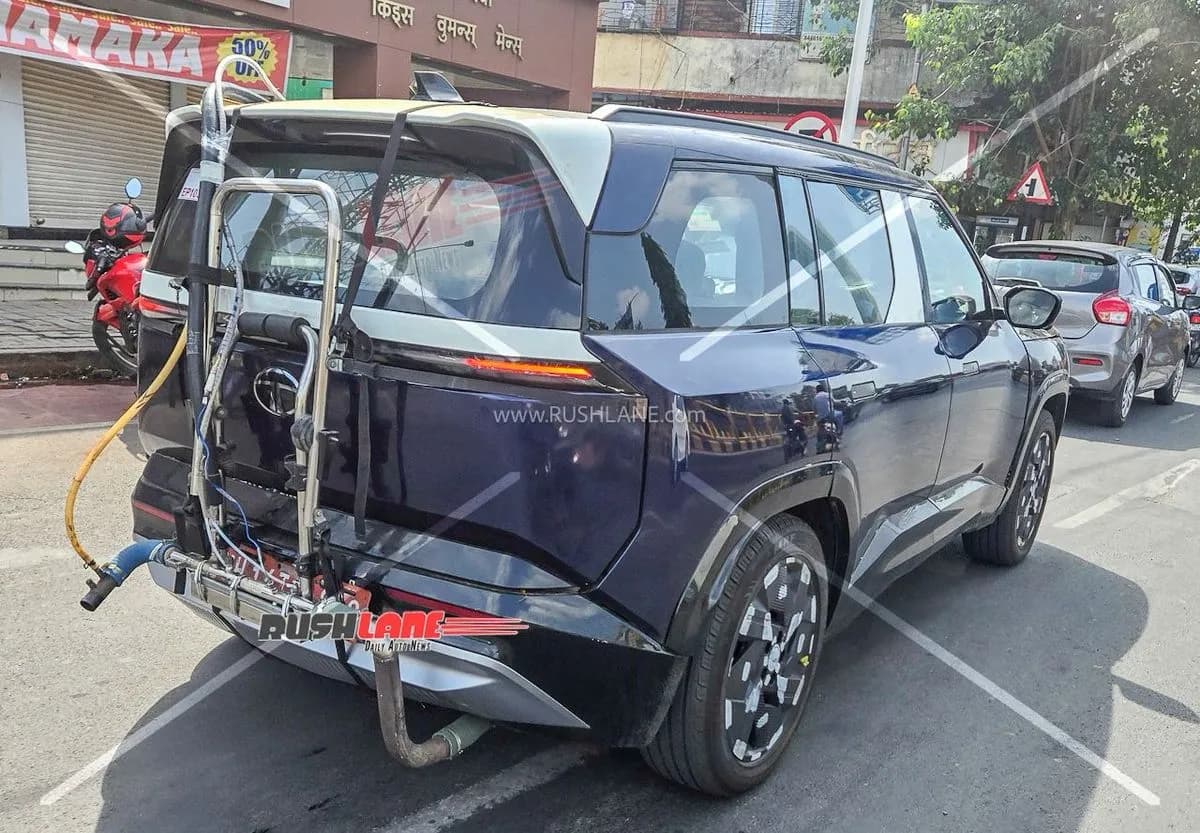 Tata Sierra iCNG Spotted Testing: The Legend Prepares to Return in a Green Avatar!